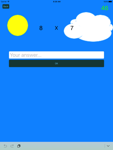 Simple Times Table Game screenshot 2