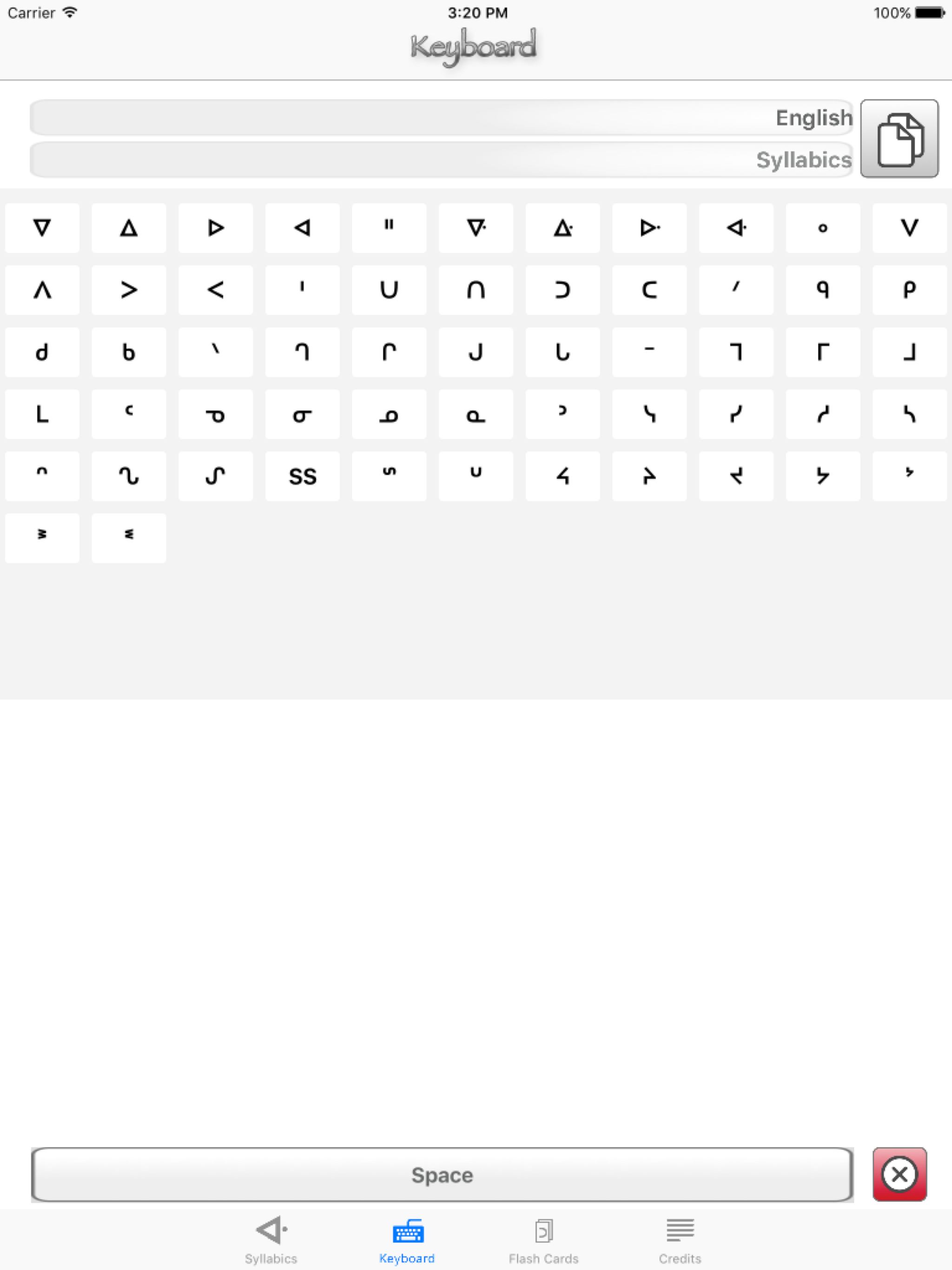 Syllabics