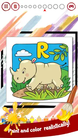 Game screenshot Animals alphabet Coloring Book apk