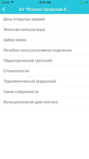 Скриншот K вpaчy на iPhone 2