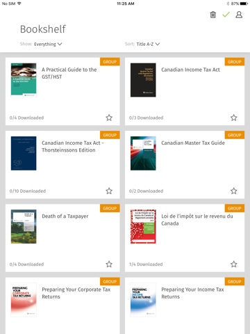 CCH eBooks Canada screenshot 2