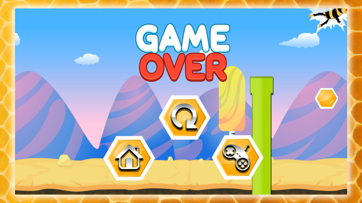 Flying Bee Honey Action Game screenshot 5