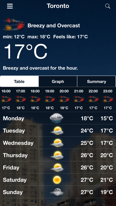 WeatherInfo screenshot 2