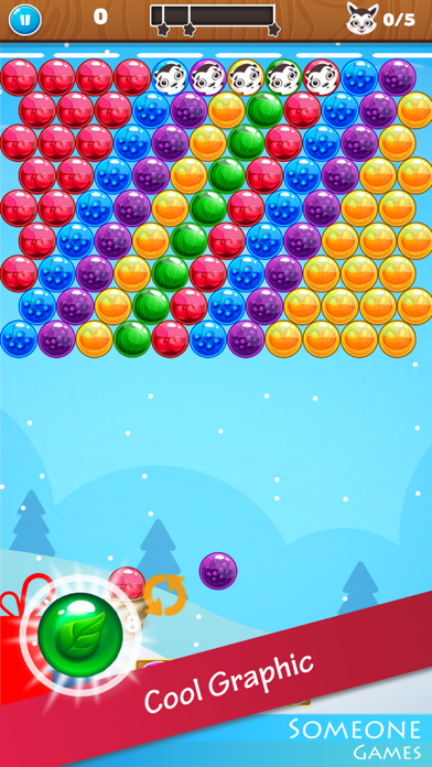 Screenshot #3 pour Bubble Shooter Christmas Eve