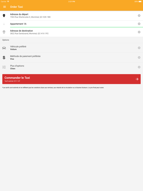 Screenshot #5 pour Taxi coop mtl