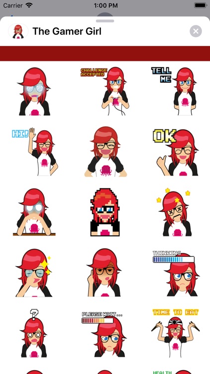 The Gamer Girl Stickers