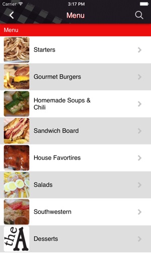 the assembly bar cafe on the app store bionic burger menu