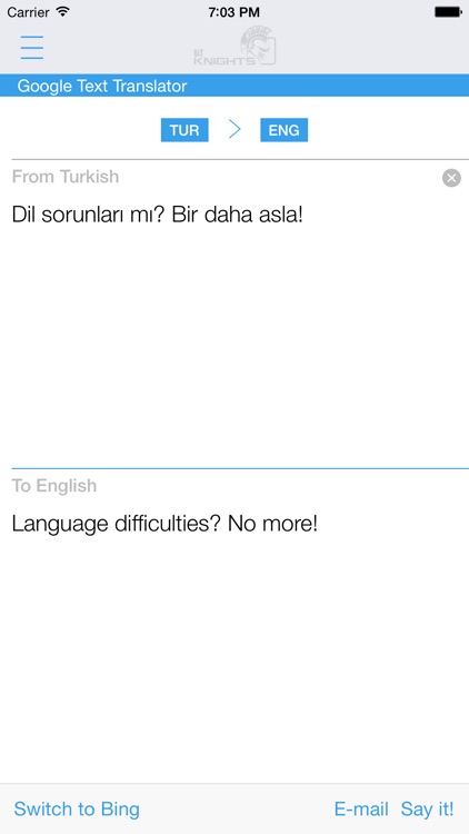 Dictionary Turkish English