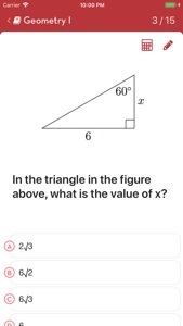 SAT Math: Practice Questions screenshot #3 for iPhone