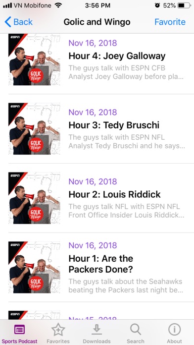 Sports Podcast Screenshot 4 - AppWisp.com Sports Podcast Screenshot 4 - AppWisp.com