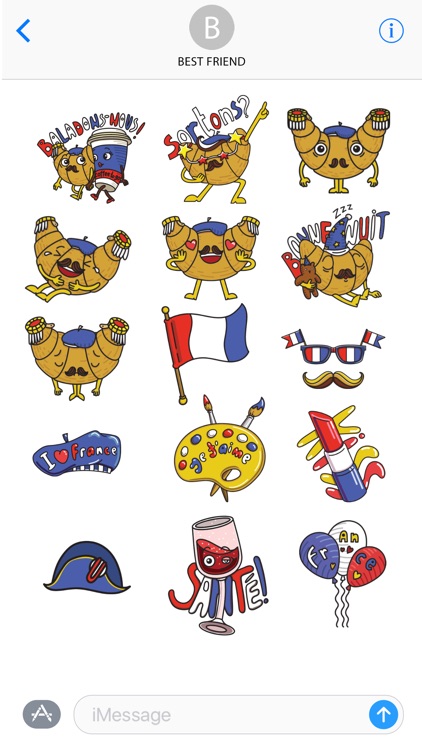 National French Stickers screenshot-4