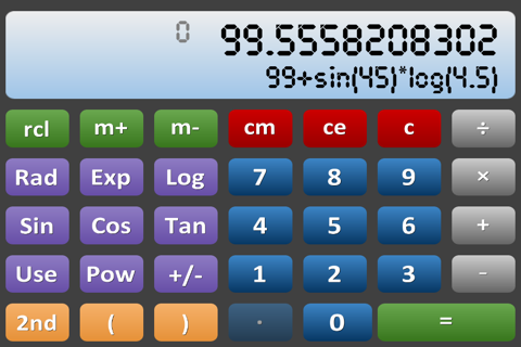 myExpressionCalculator screenshot 2