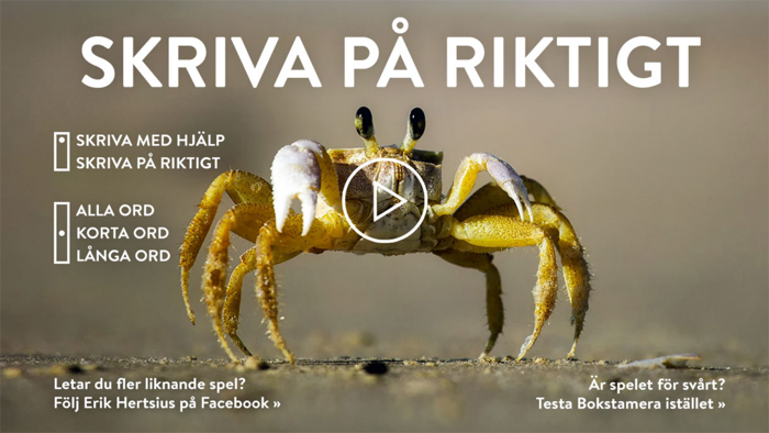 Skriva på riktigt