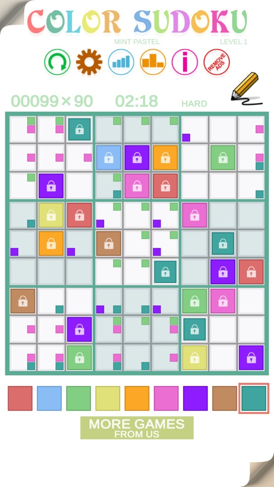 Color Sudoku Mint Pastel - 1.3 - (iOS)