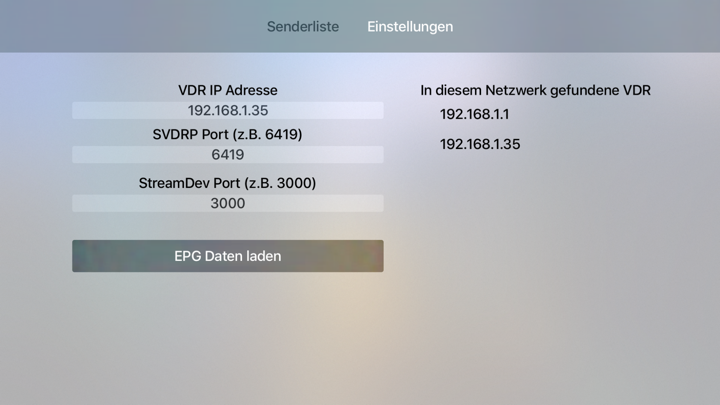 Screenshot #2 pour vdrLive for TV