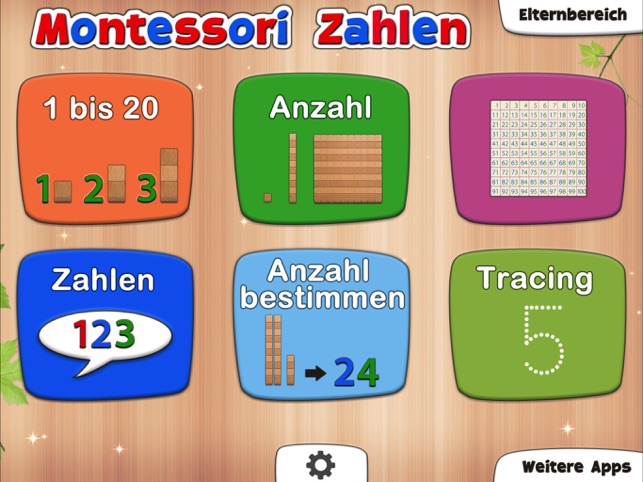 Montessori Zahlen für Kinder im App Store