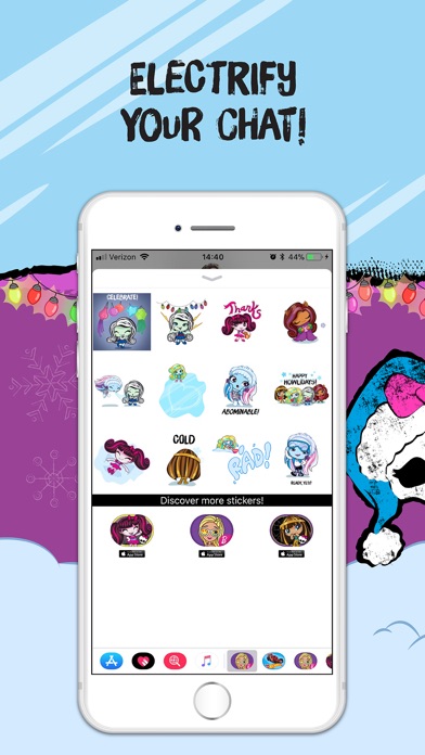 Monster High Howliday Stickers screenshot 2