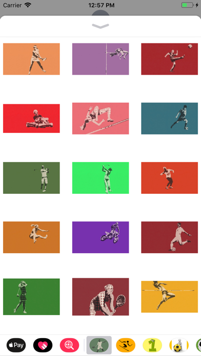 Athlete Pictogram Sticker Pack screenshot 3