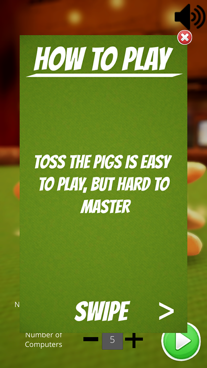 Toss the Pigs - Fun Dice Game