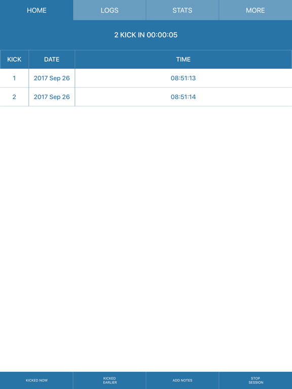 Screenshot #5 pour Kick Count App