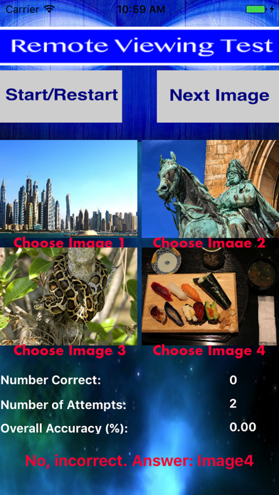 Screenshot #2 pour Remote Viewing Test