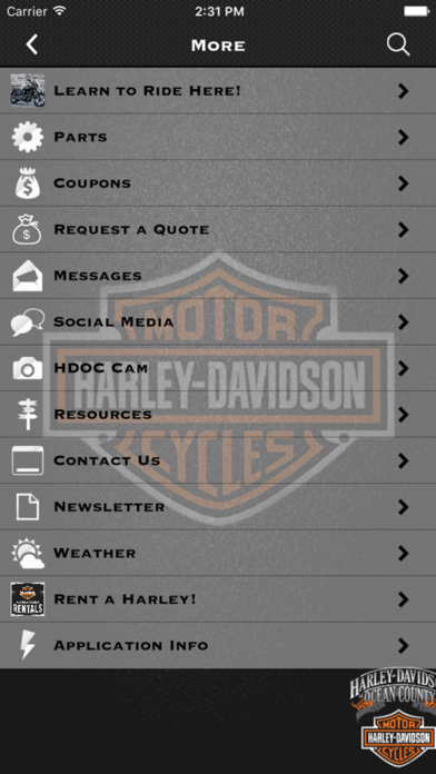 How to cancel & delete Harley- Davidson® of Ocean Co. from iphone & ipad 3