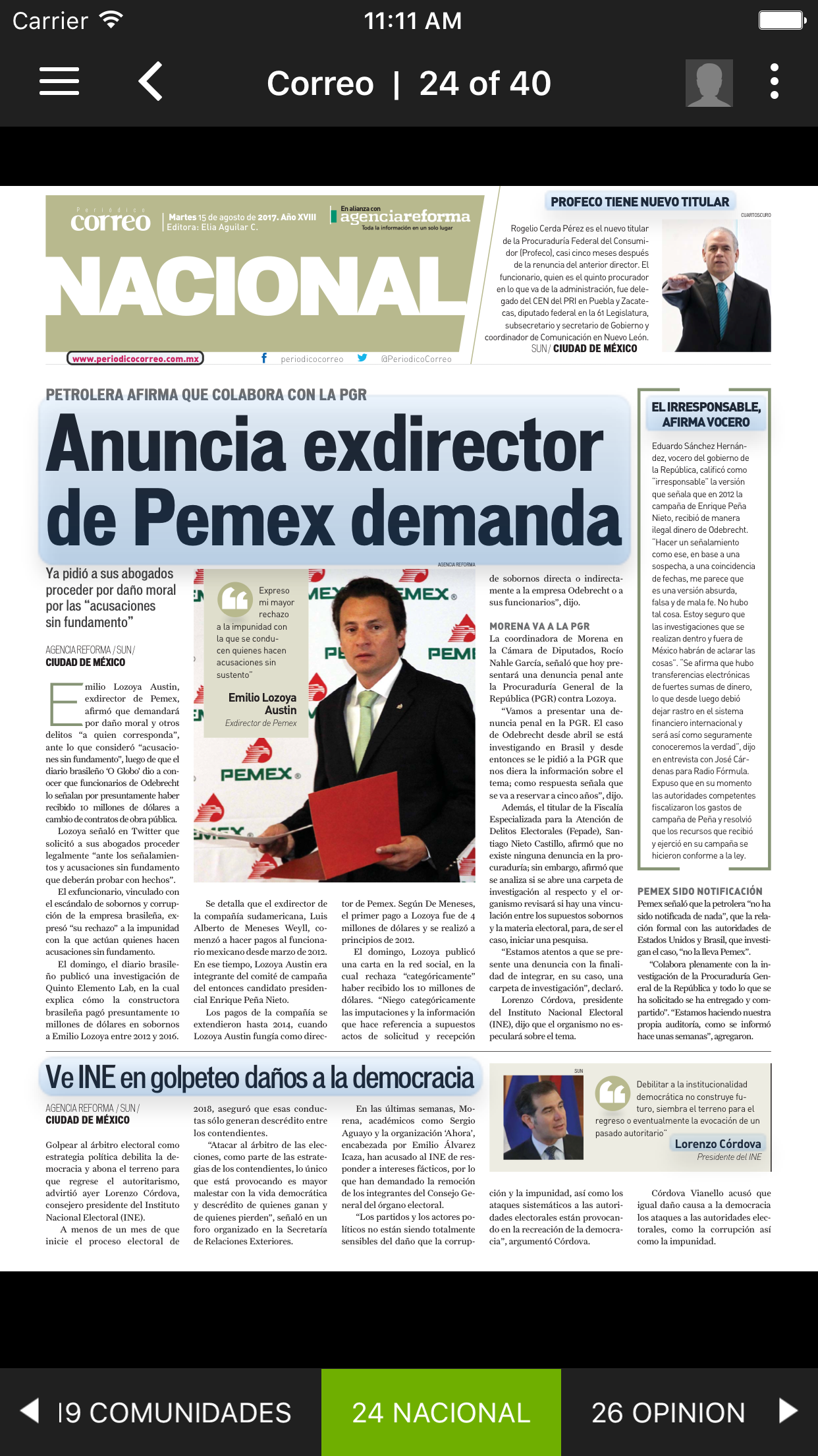 Periódico Correo