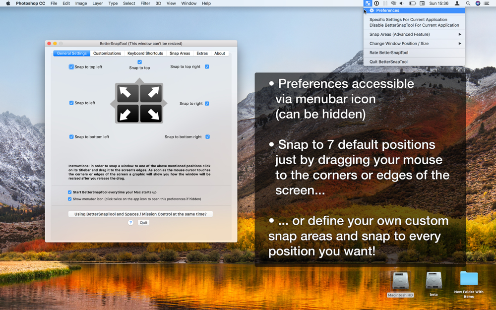 BetterSnapTool screenshot 2