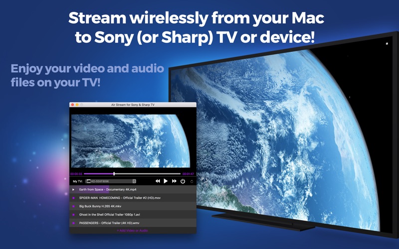 How to cancel & delete air stream for sony & sharp tv 4