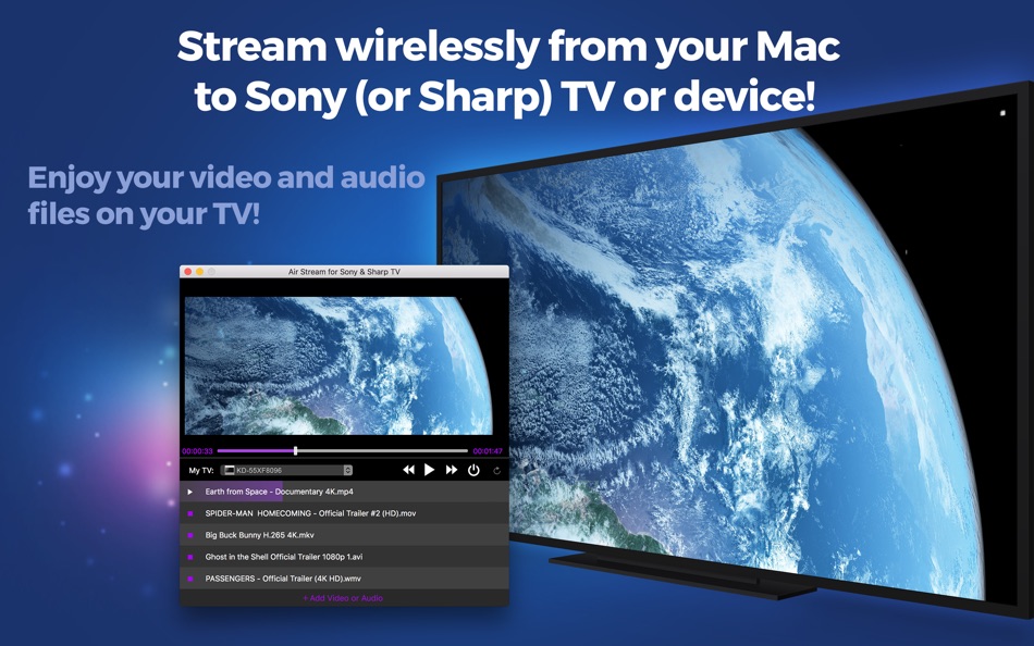 Air Stream for Sony & Sharp TV - 2.5.5 - (macOS)