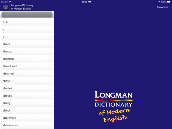 Screenshot #4 pour Longman Dict of Modern English