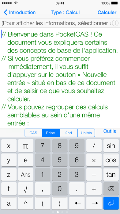 Screenshot #3 pour Mathématiques avec PocketCAS