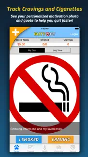 quit smoking - butt out pro iphone screenshot 2