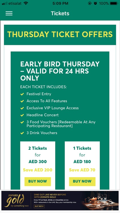 Taste Of Abu Dhabi 2018