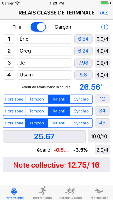 Calc4relais app screenshot