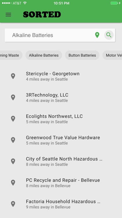 Sorted - The Recycling App