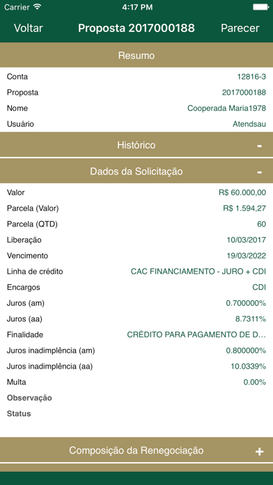 Screenshot #3 pour Gestor Crédito
