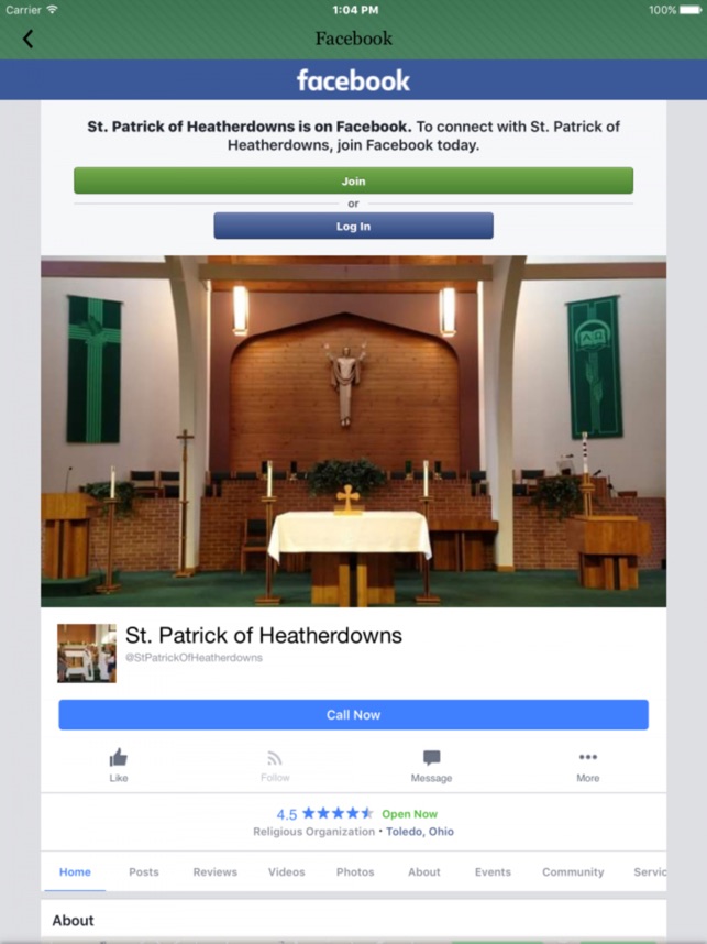 St Patrick Of Heatherdowns Calendar 2022 - April 2022 Calendar