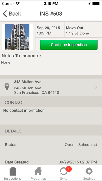 Screenshot #3 pour Inspections by Propertyware
