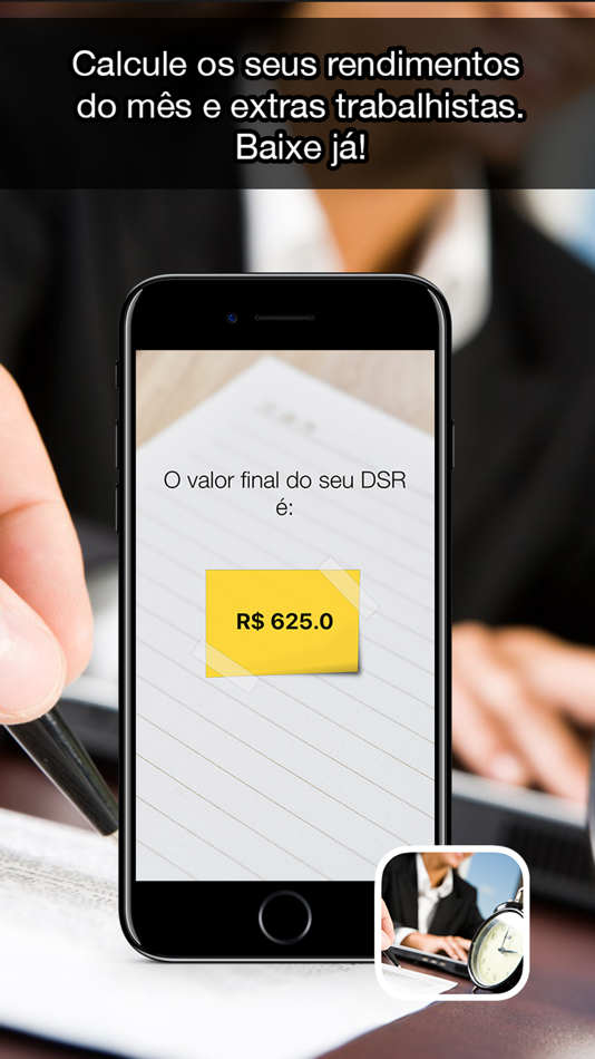 #2. DSR e Hora Extra LITE - Calculadora de Trabalho (iOS) 由: Lucas Yamashita