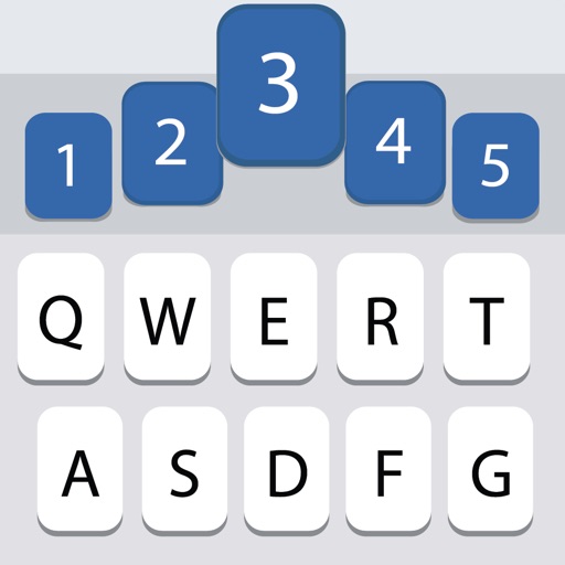 Number Row Keyboard App voor iPhone, iPad en iPod touch AppWereld