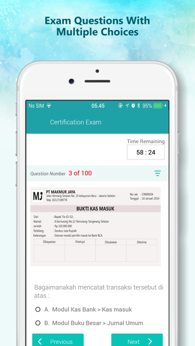 Zahir Certification Screenshot