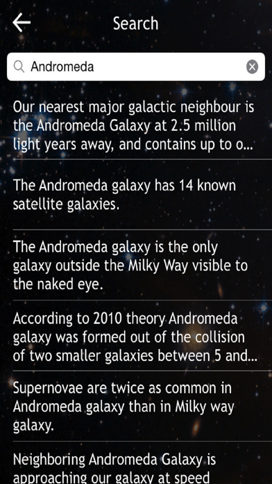 Screenshot #2 pour Amazing Universe Facts