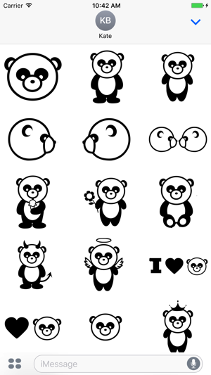 Panda - All loves panda stickers pack
