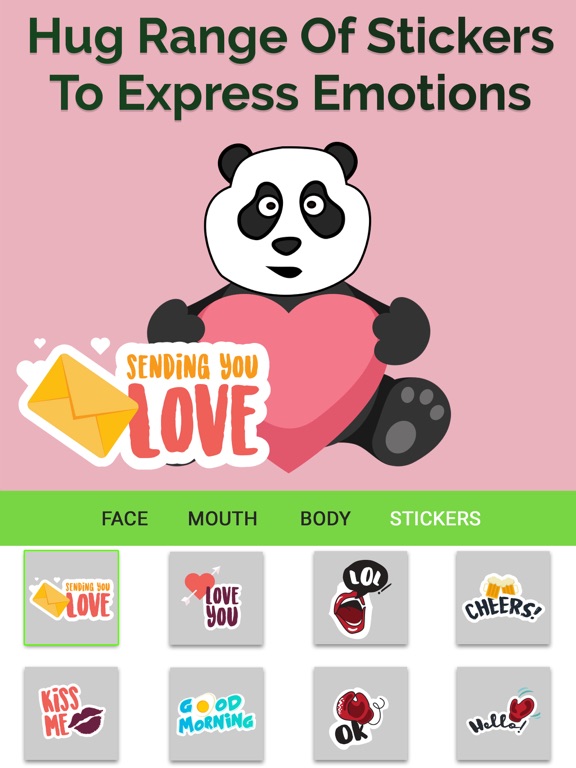 Screenshot #5 pour Panda Emoji: Faites des autocollants Panda et Moji