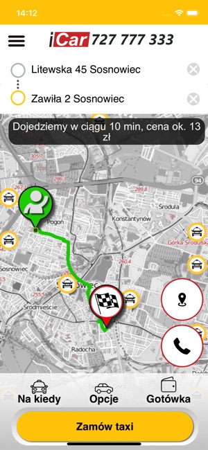 ICAR TAXI Śląsk 727 777 333(圖2)-速報App