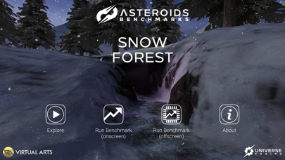 Screenshot #2 pour Snow Forest Benchmark