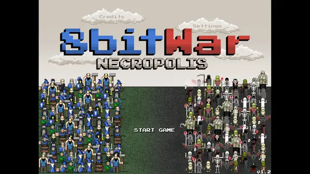 App screenshot for 8bitWar: Necropolis