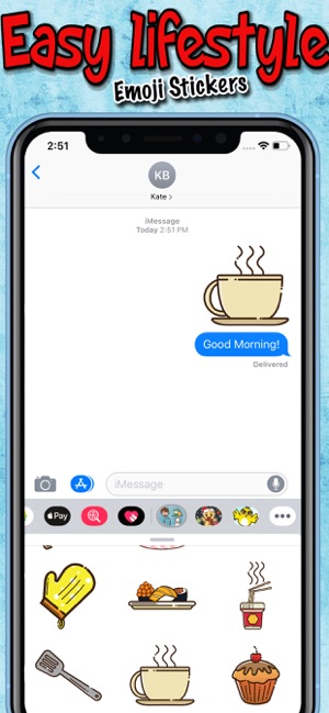 Easy Lifestyle Emoji Stickers(圖2)-速報App