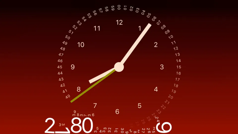 Capture d'écran de Gravity Clock sur iPhone 2